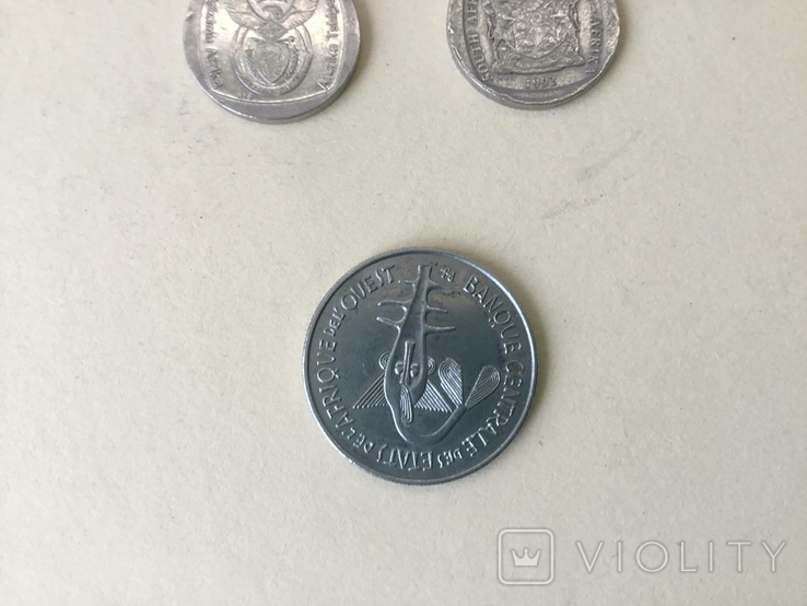 Монеты Африки, Марокко, Западная Африка, ЮАР., фото №3