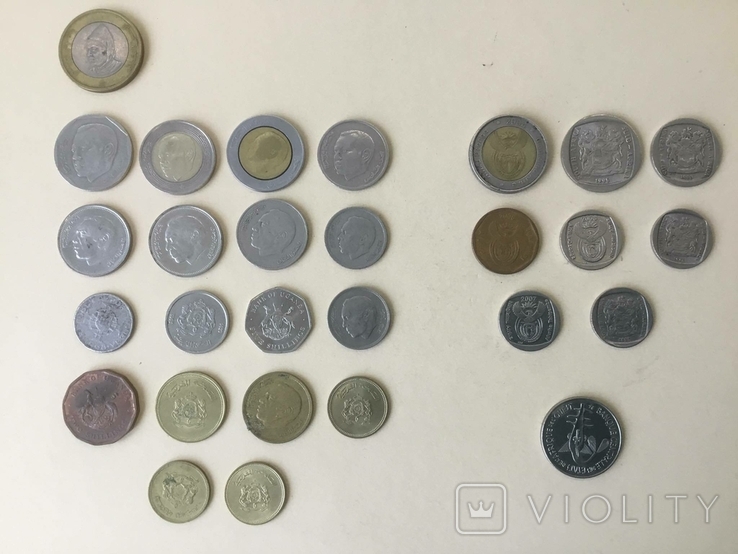 Монеты Африки, Марокко, Западная Африка, ЮАР., фото №2