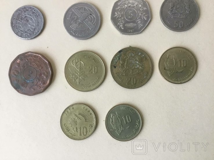 Монеты Африки, Марокко, Западная Африка, ЮАР., фото №11