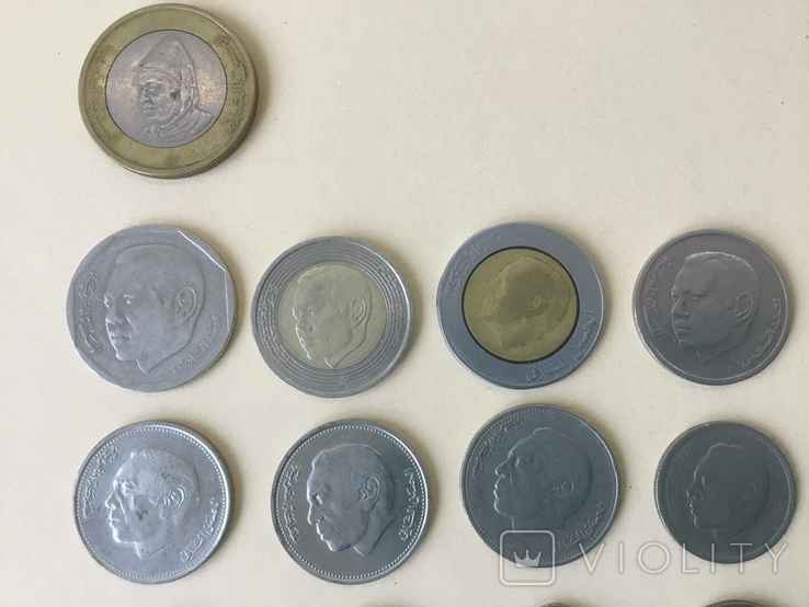 Монеты Африки, Марокко, Западная Африка, ЮАР., фото №12
