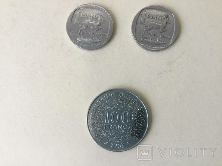 Монеты Африки, Марокко, Западная Африка, ЮАР., фото №13