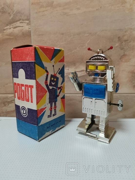 Робот заводна іграшка 15,5 см робоча - 11, фото №2