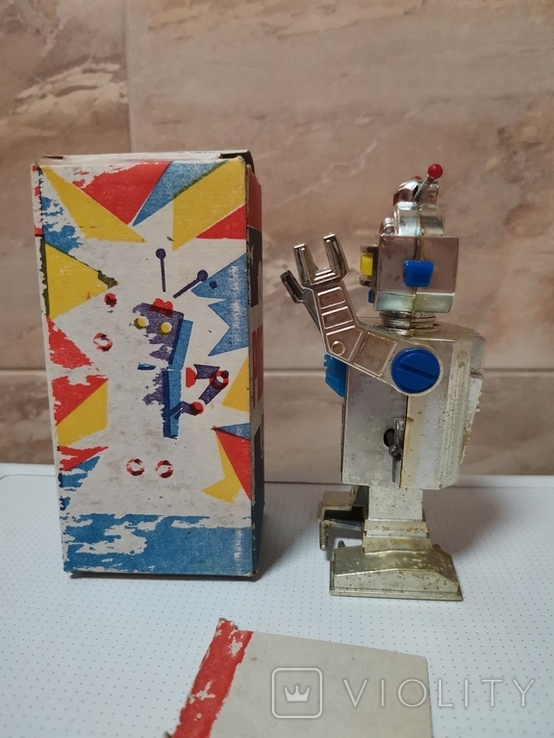 Робот заводна іграшка 15,5 см робоча - 12, фото №8