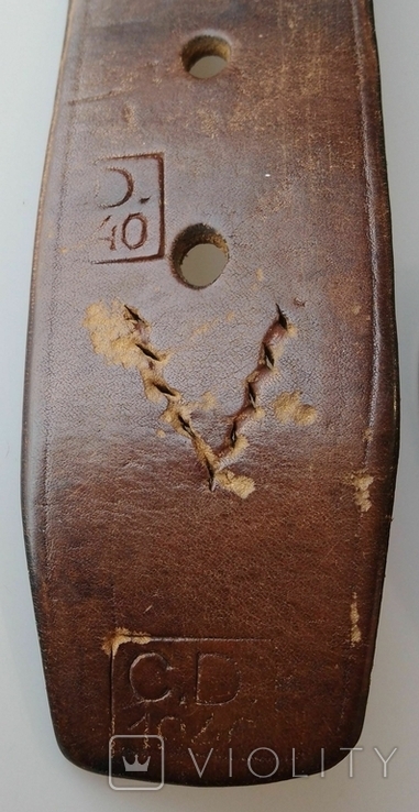 Ремень поліції безпеки з клеймом CD 1940, фото №4