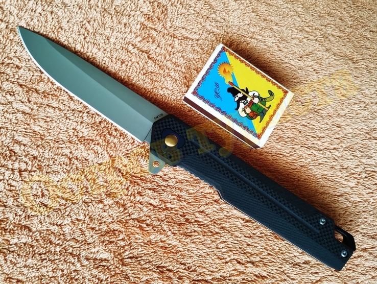 Нож складной CH G10 стеклобой клипса 21см, фото №5