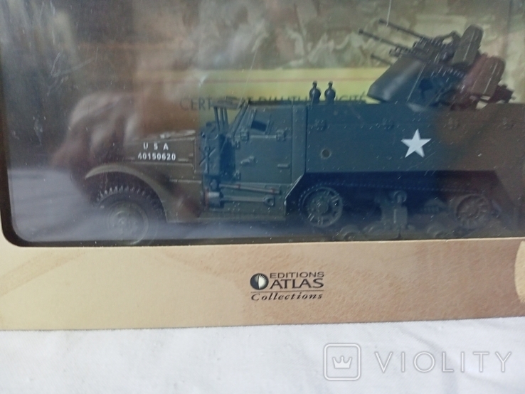 Полугусеничный бронетранспортер Multiple GUN Motor Carriage M16, Atlas , 1:43, фото №3