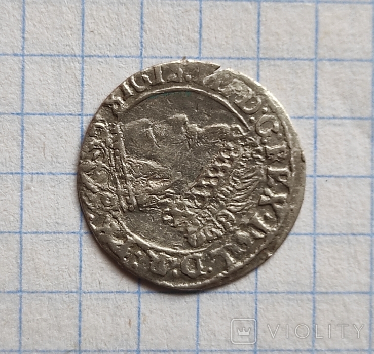 Гданьский грош 1627 року, фото №5
