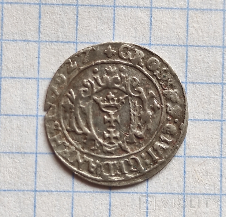 Гданьский грош 1627 року, фото №7