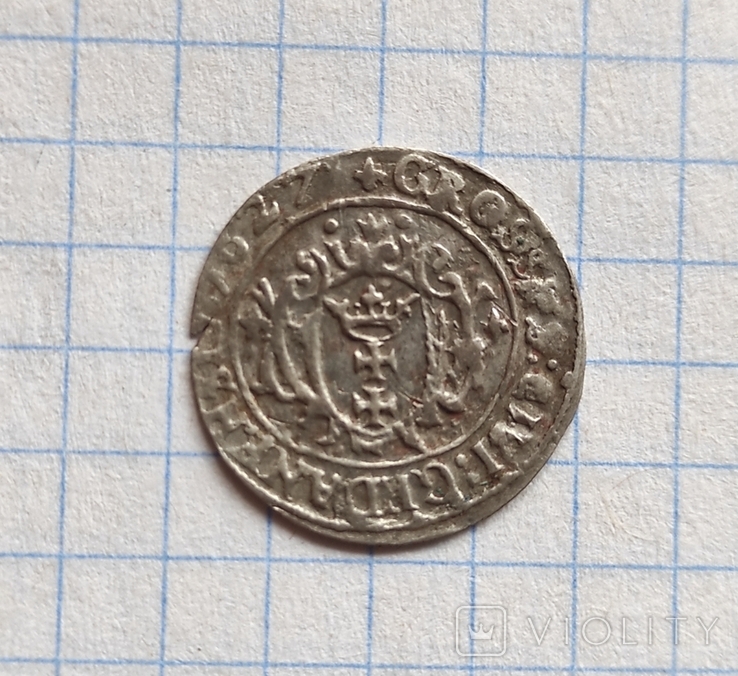 Гданьский грош 1627 року, фото №10