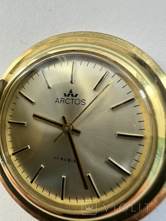 Карманные часы Arctos ,позолота, Германия,, фото №5