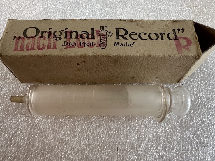 Шприц original record drei pfeil, фото №2