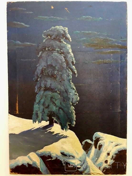 Копия картины " На севере диком" СССР, фото №6