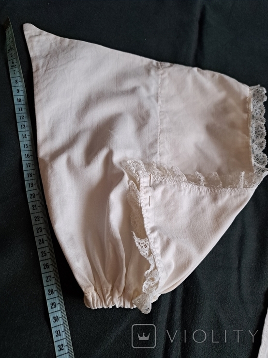 Прошлый век английский Белый фартук+ чепец униформа кружева, Англия, фото №12