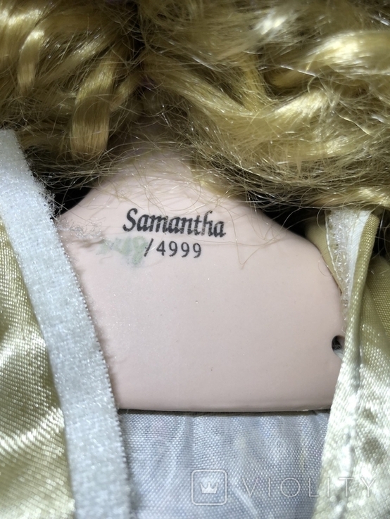 Велика фарфорова лялька Samantha, фото №13