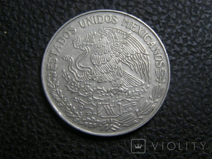 1 песо Мексика 1975 г, фото №3