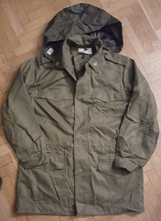 Армійська польова куртка Італія олива 50 R, photo number 2