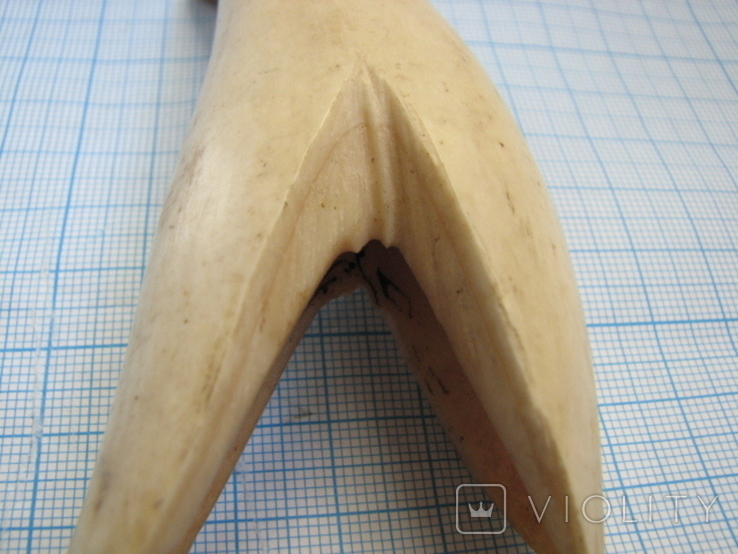 Зуб кашалота длина - 10см; вес - 78г, фото №4