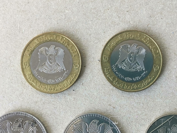 Монеты Сирии, Алжир, Ливии., фото №4