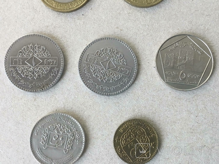 Монеты Сирии, Алжир, Ливии., фото №7