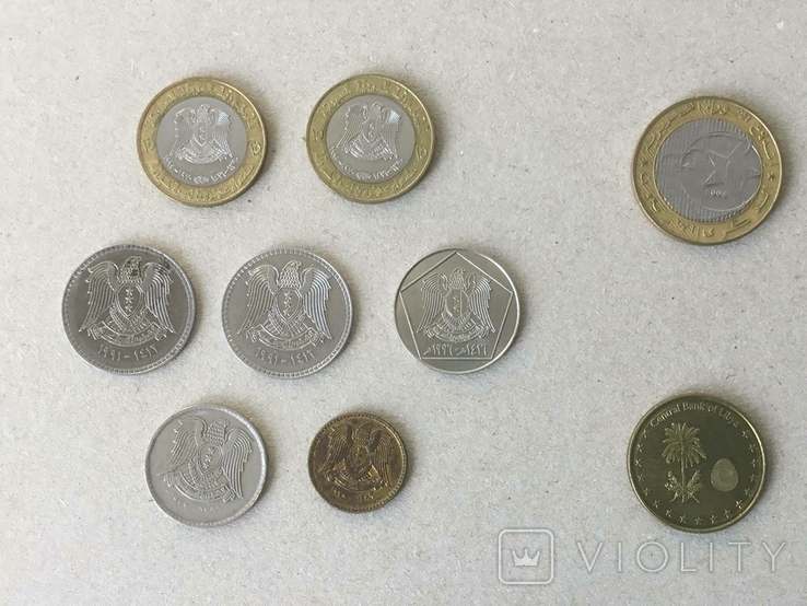 Монеты Сирии, Алжир, Ливии., фото №10