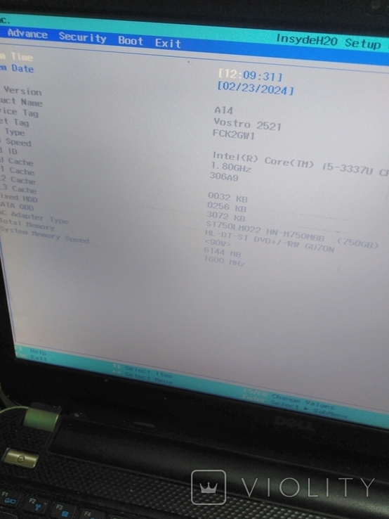 Dell A4 Vostro 2521 i5-3337u 6 Gb DDR3 hdd 750 gb, фото №6