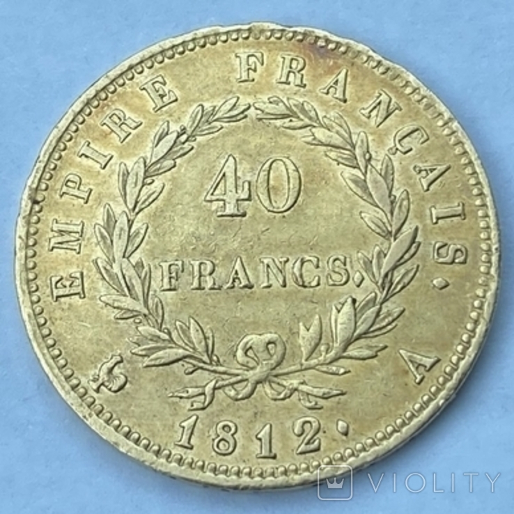 40 франков 1812 г. Франция, фото №4