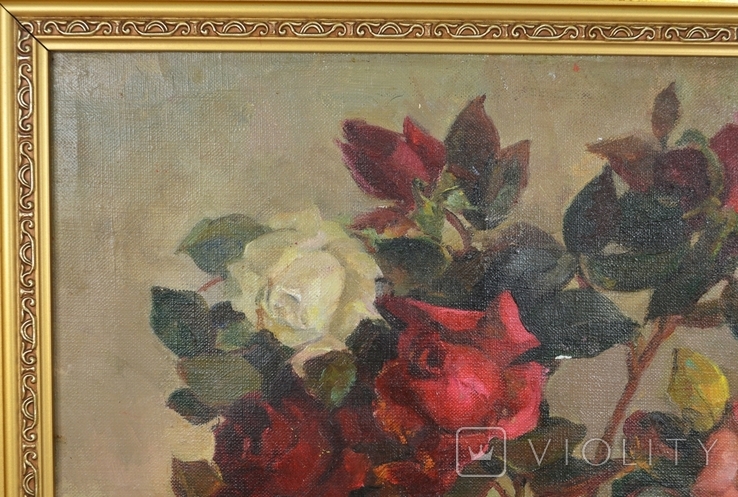 Картина художниці Василевська Інна Віталіївна "Троянди" 1985 р., фото №9