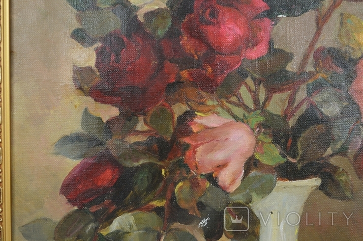 Картина художниці Василевська Інна Віталіївна "Троянди" 1985 р., фото №10