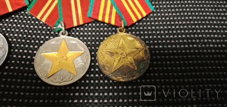 Медаль 10-15-20 за безупречную службу МВД серебро, фото №4