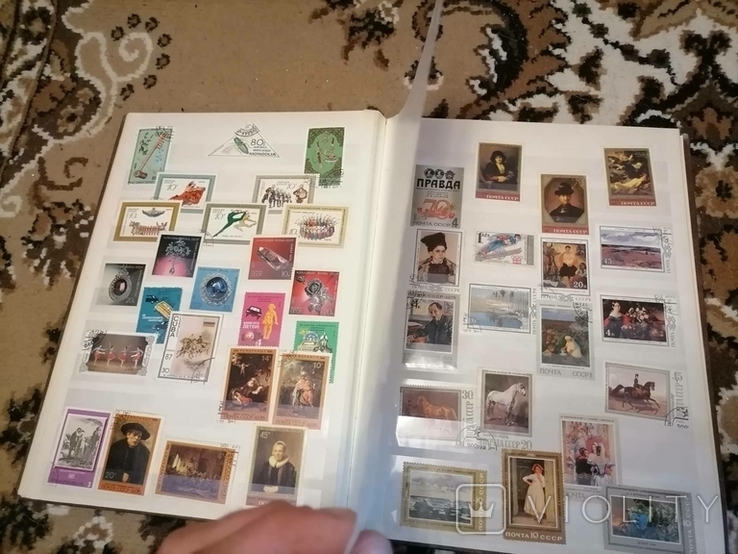 Альбом Марок разные 425 штук есть подборки, фото №7