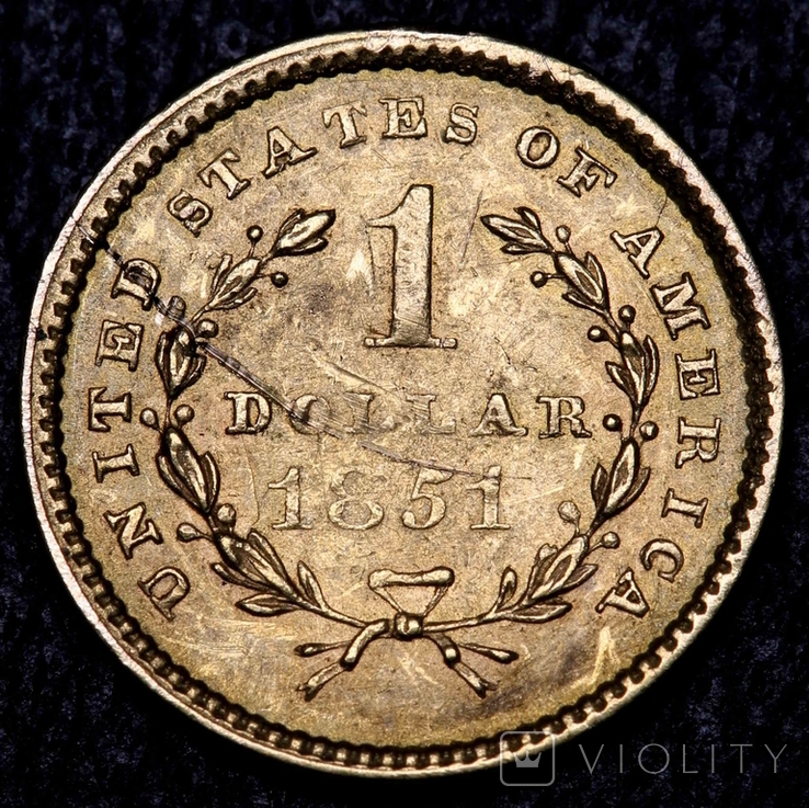 Долар 1851р, фото №3