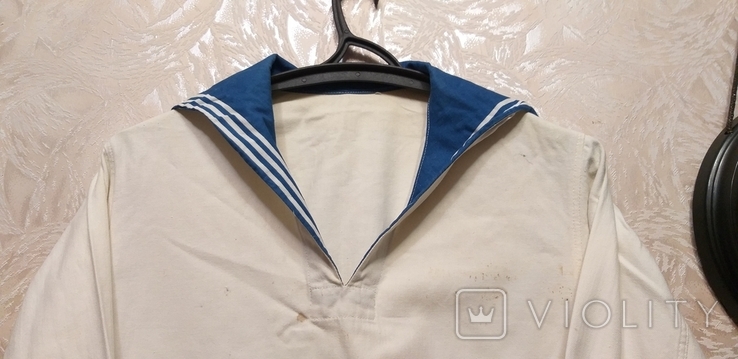 Фланка матроса. Морская рубашка времён СССР, фото №6