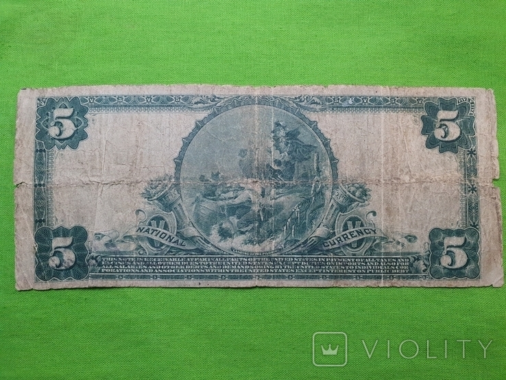 5 долларів.США. 1902 р., фото №4