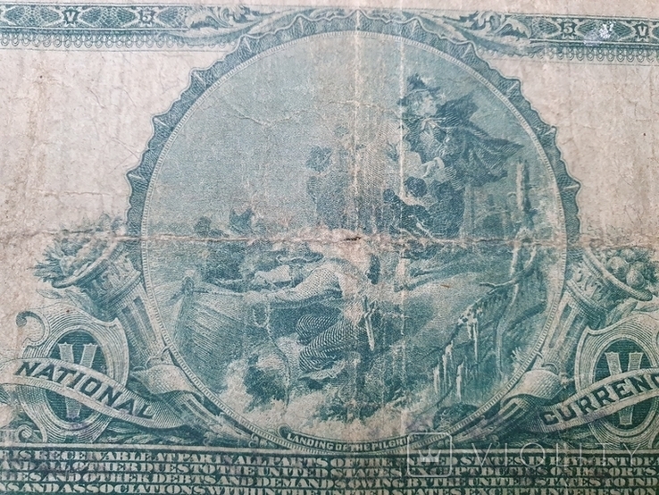 5 долларів.США. 1902 р., фото №5