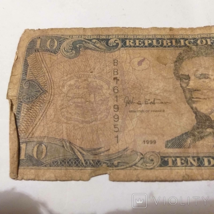 Либерия 10 долларов, фото №4