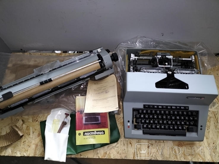Печатная машинка листвица новая, фото №2