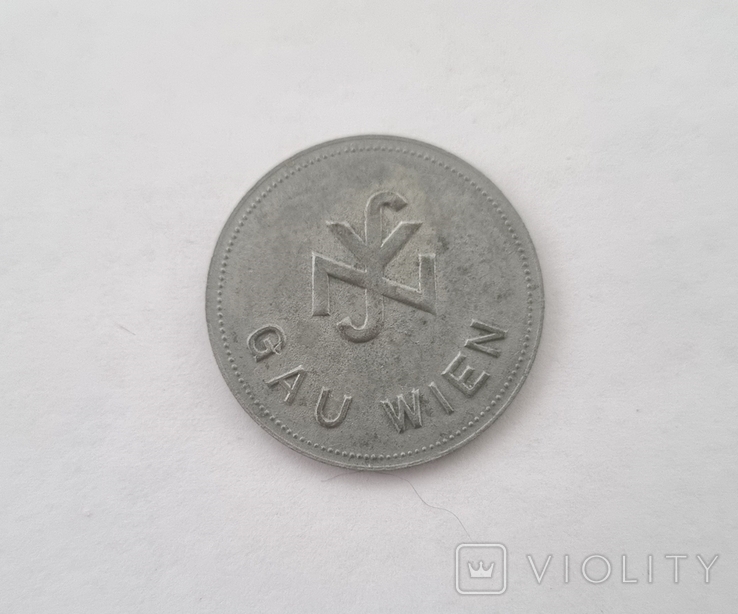 Монетовидний жетон пожертв WHW громадської організації NSV, III Рейх, фото №2