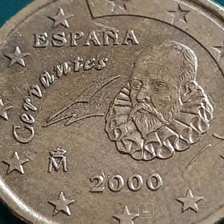 Іспанія / 10 євроцентів / 2000 (тип 1), фото №2