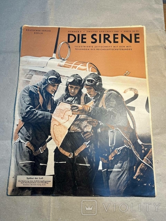 Журнал\Газета "Die Sirene" 1940 лот 11, фото №2