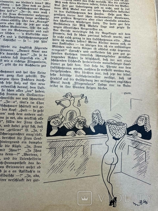 Журнал\Газета "Die Sirene" 1940 лот 11, фото №3