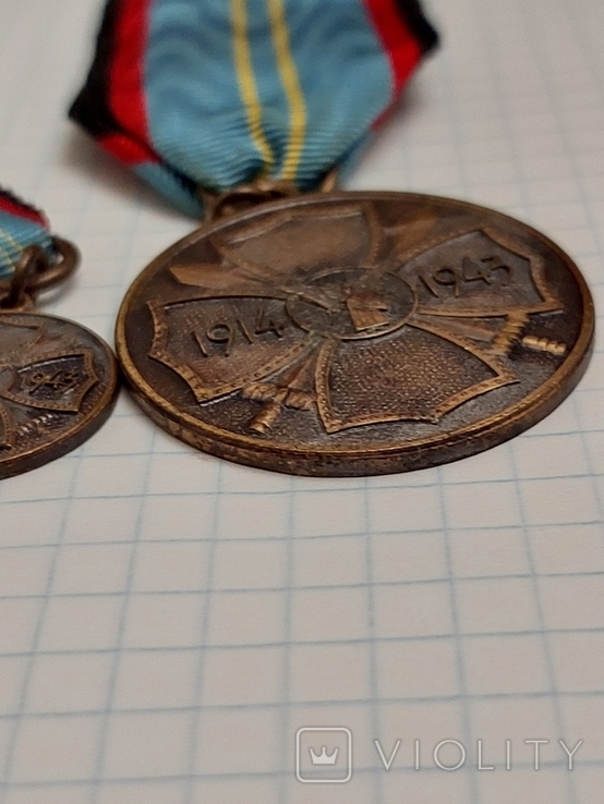 Медаль і мініатюра святого Михаїла в 20 років дивізії Галичина, фото №13