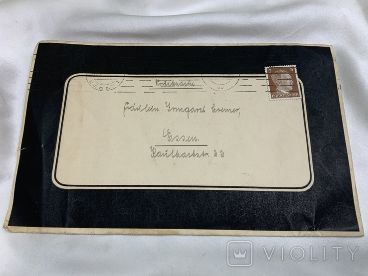 Третій рейх Похоронний лист солдата Вермахту 1943, фото №6
