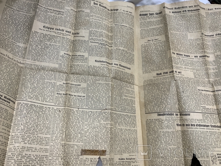 Третій рейх газета Westflische Tageszeitung лютий 1942, фото №5