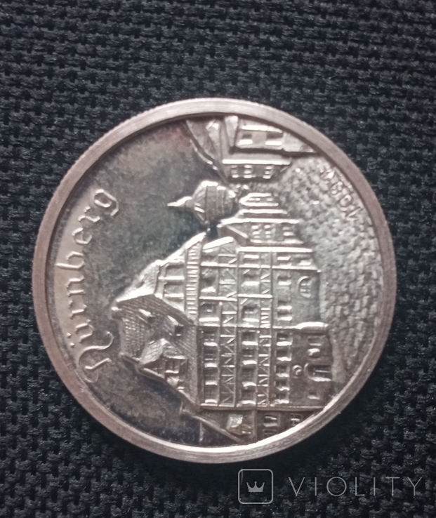 Німеччина 1971 Медаль до 500-річчя Альбрехта Дюрера Нюрнберг, фото №9