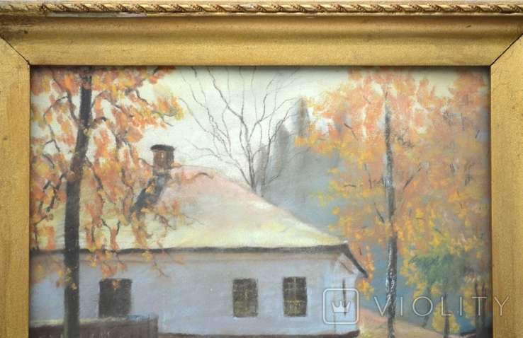 Картина з підписом автора "На подвір'ї у селі", фото №3