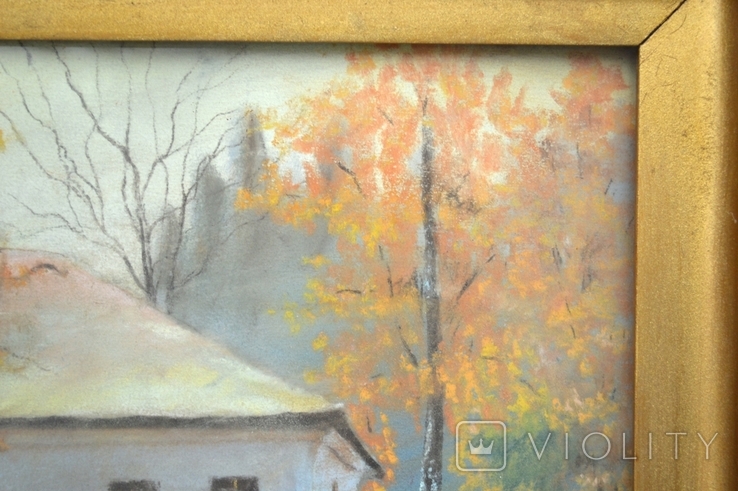 Картина з підписом автора "На подвір'ї у селі", фото №7