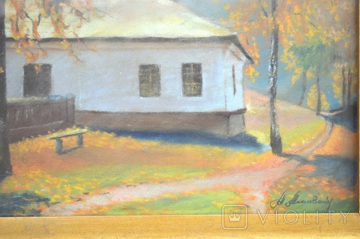 Картина з підписом автора "На подвір'ї у селі", фото №10