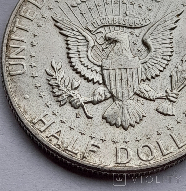 50 центов 1964 года , серебро., фото №5