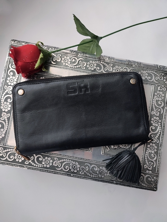 Кожаный брендовый портмоне кошелек Sonia Rykiel, фото №2