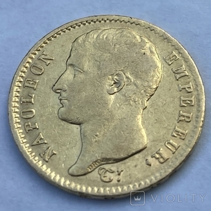 20 франков 1807 г. Франция, фото №2